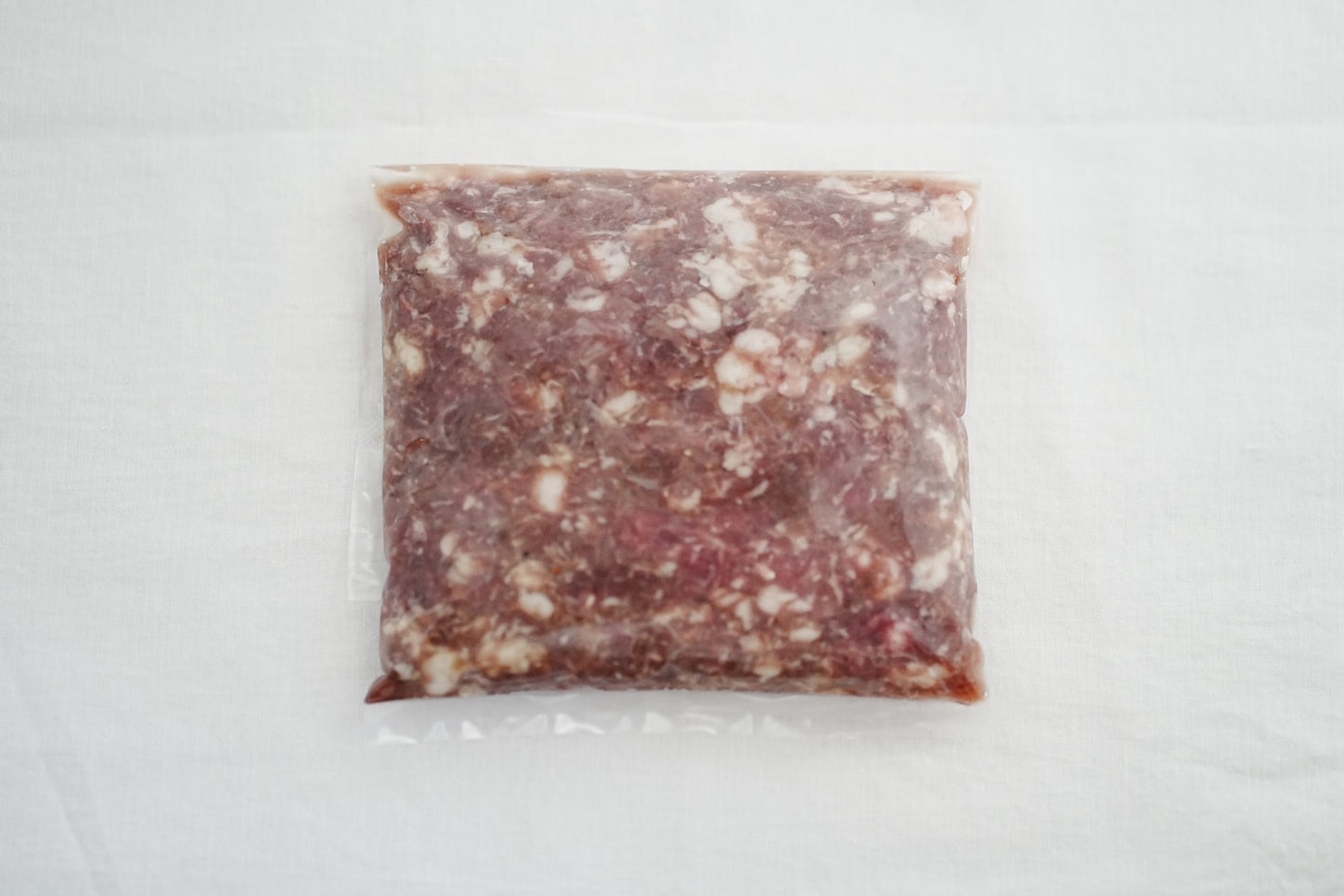 田之環牛とほうぼく豚の粗挽きハンバーグのタネ